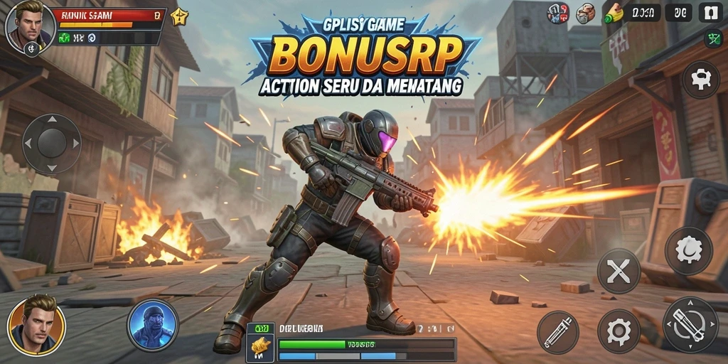 Gameplay seru BONUSRP dengan aksi penuh ketegangan.