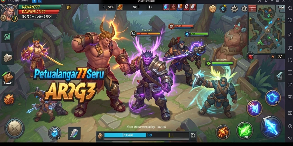 Tampilan gameplay KAWAN777 yang menempelkan aksi seru dalam dunia ARPG.