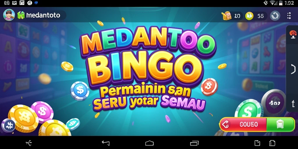Tampilan gameplay Bingo di MEDANTOTO yang seru dan interaktif.