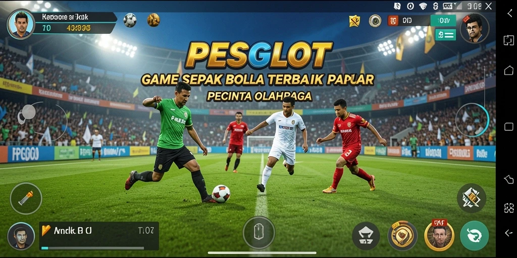 Tampilan gameplay PESGSLOT yang menggugah selera para penggemar sepak bola.