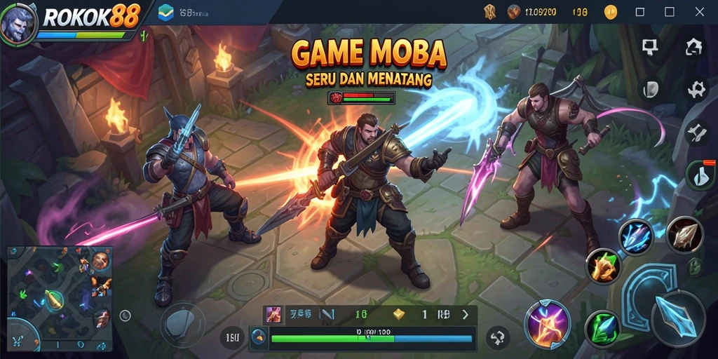 Gameplay ROKOK88 yang mendebarkan dan kolaborasi tim yang solid.